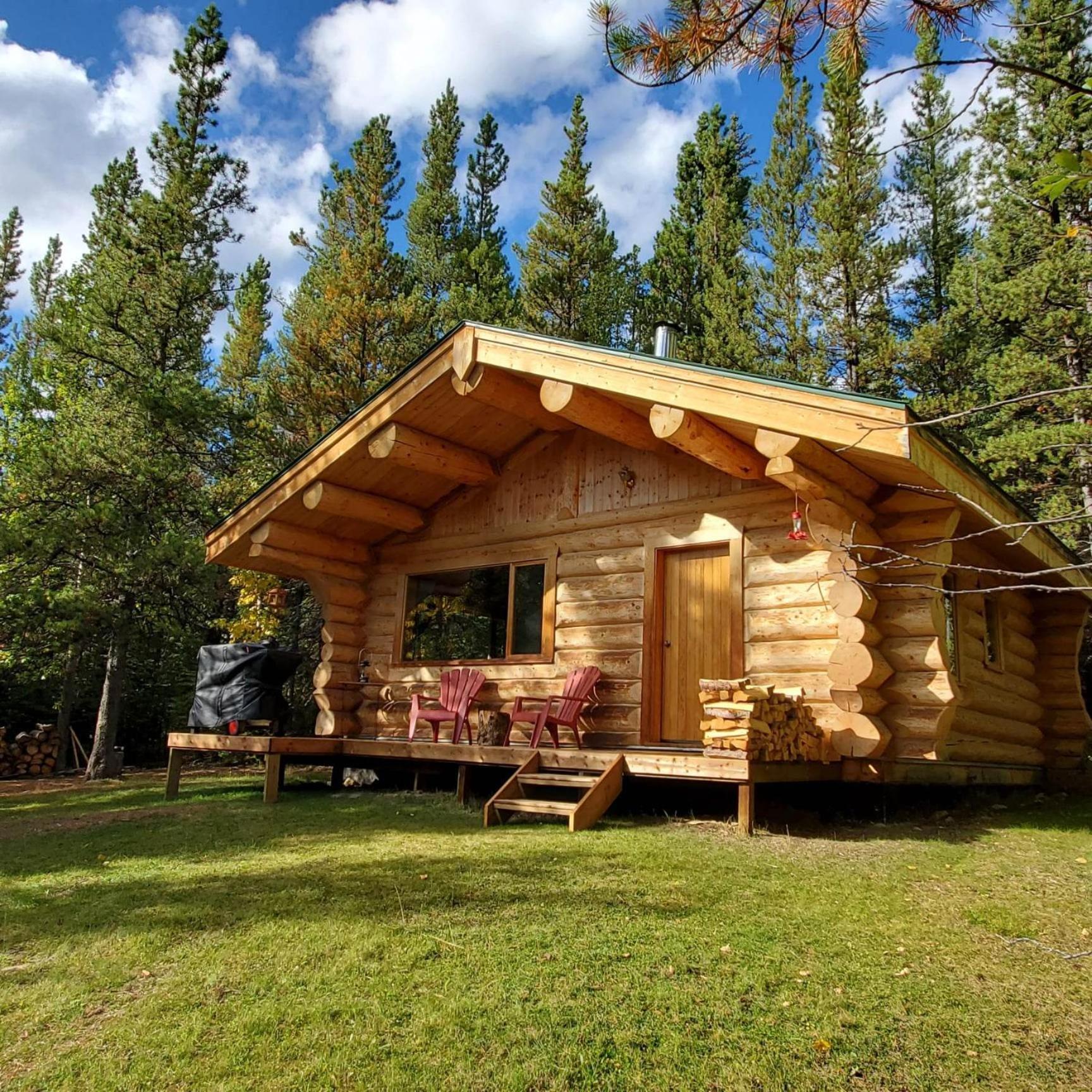 Rocky Mountain Escape Dome & Log Cabin Rentals - Rock Lake Rock Lake Lodge Provincial Park Exterior foto