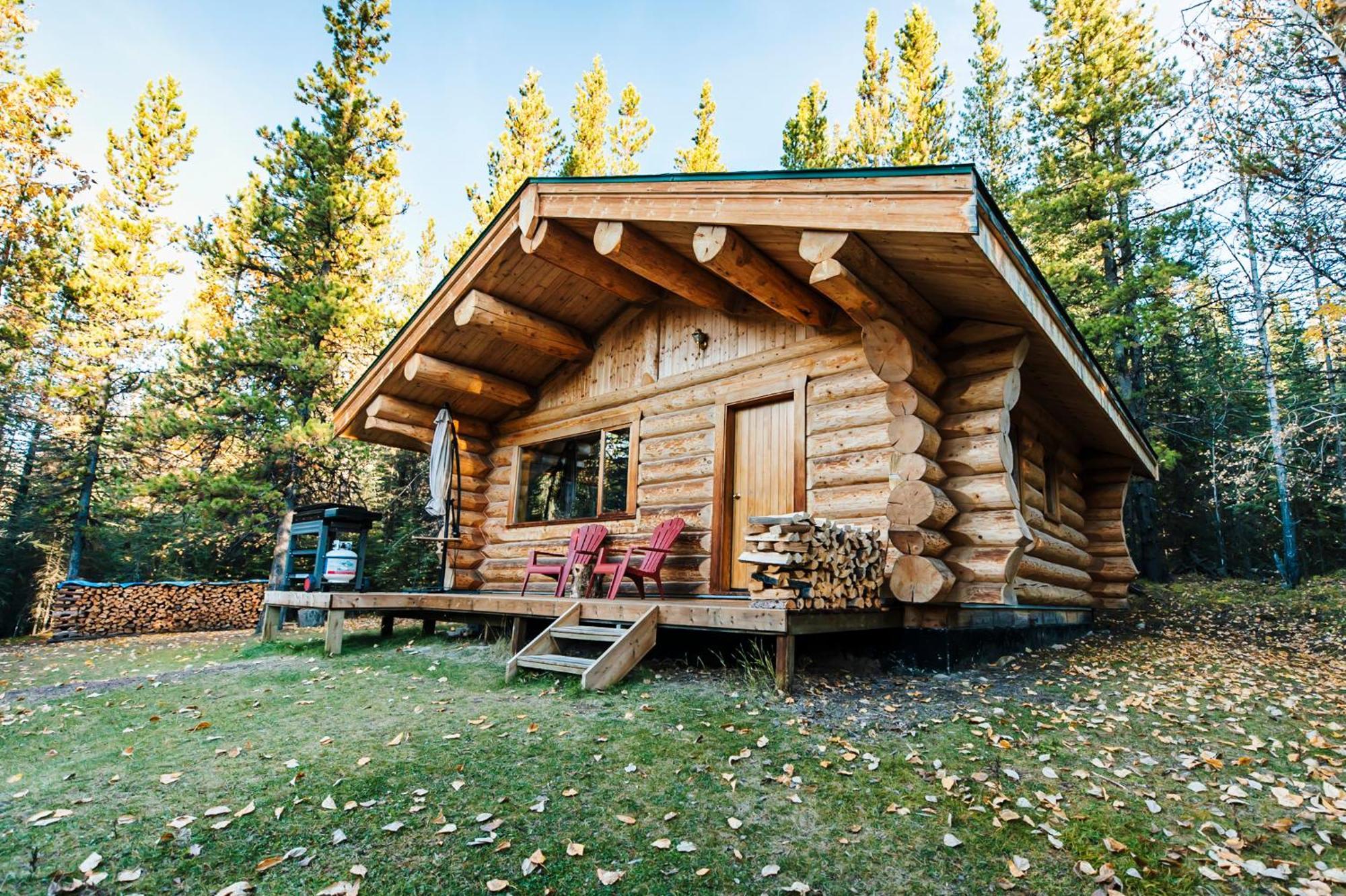 Rocky Mountain Escape Dome & Log Cabin Rentals - Rock Lake Rock Lake Lodge Provincial Park Exterior foto
